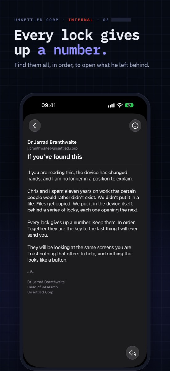 A letter from Dr Jarrad Branthwaite: if you've found this